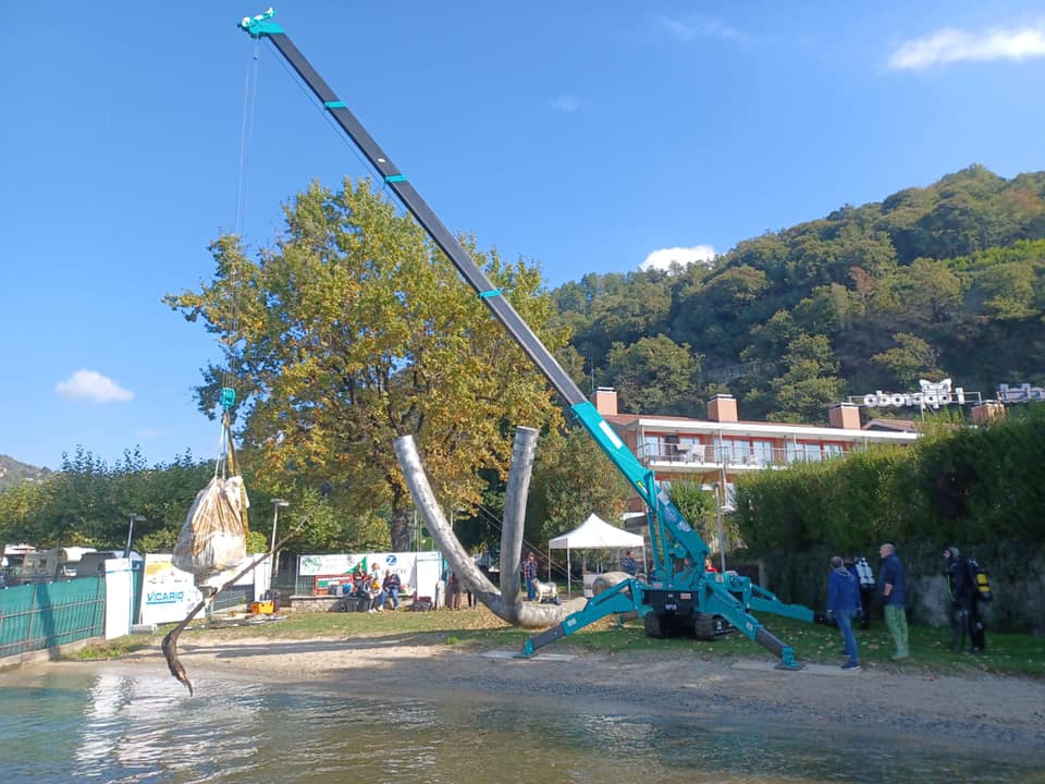 Pulizia fondali lago&nbsp;D’Orta