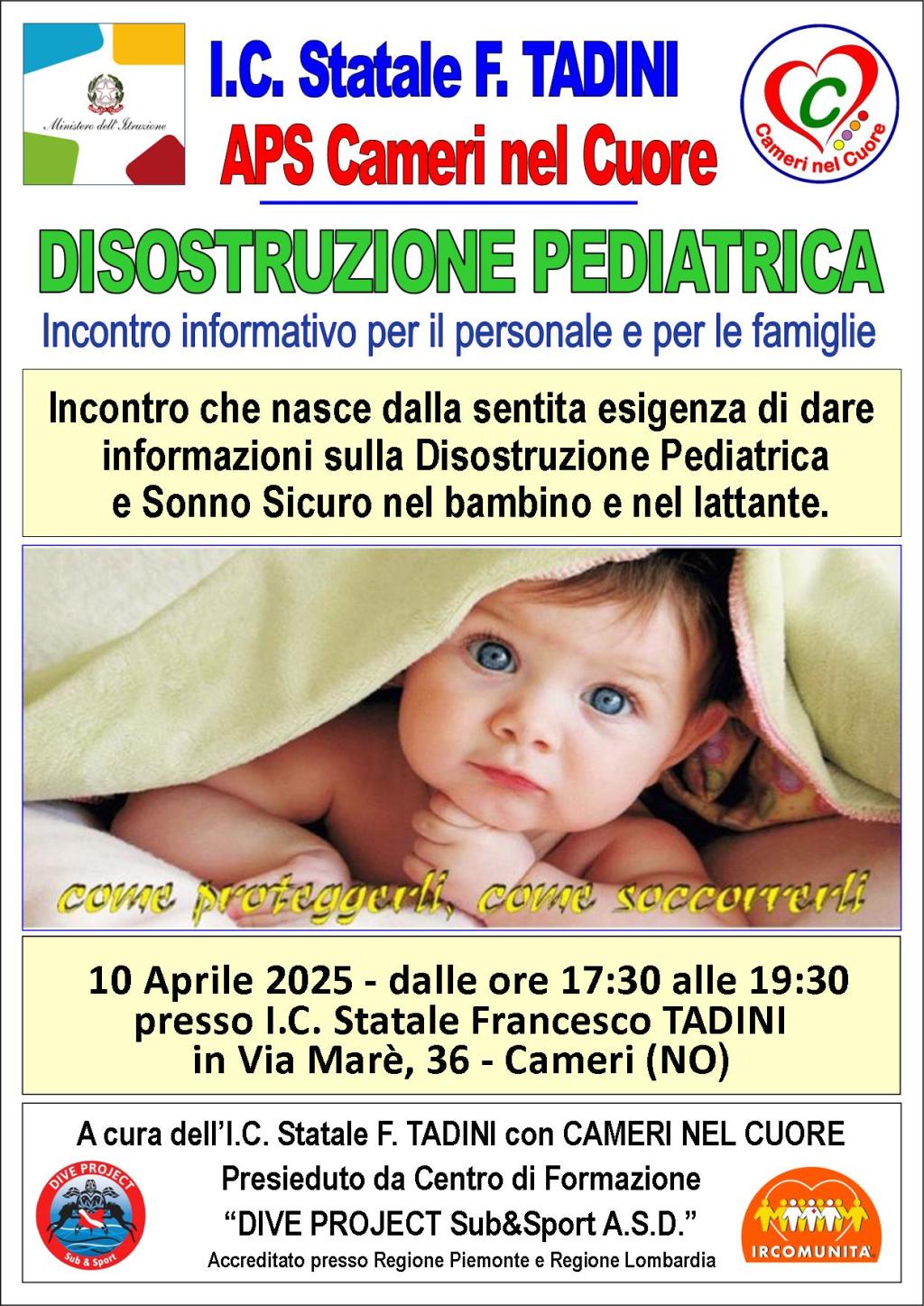 Incontro informativo a&nbsp;CAMERI